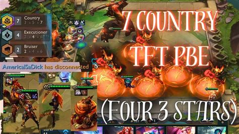 7 Country🤠makes People Quit😅 Four ⭐⭐⭐s Tft Pbe Leagueoflegends