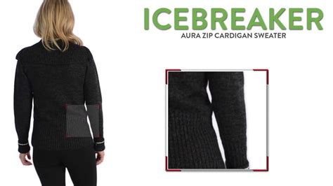 Icebreaker Aura Zip Cardigan Sweater Merino Wool For Women Youtube