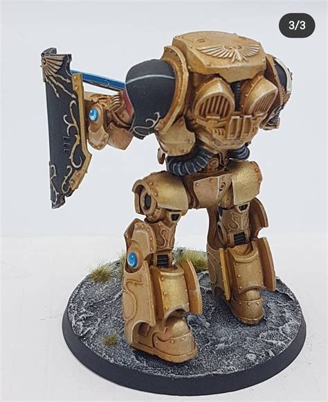 Legio Custodes Contemptor Galatus Dreadnought Painted Miniature Warhammer 40k And Age Of Sigmar