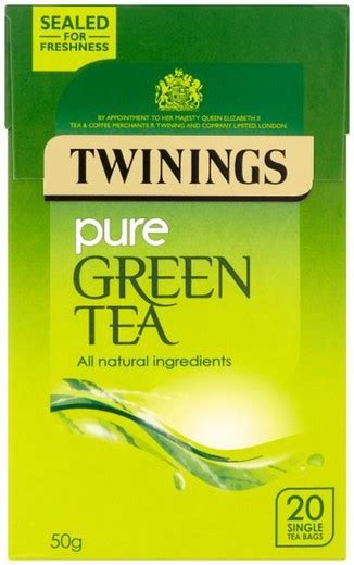 Twinings Te Verde Puro 20 Sobres Area Gourmet