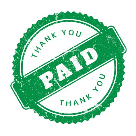 Download Paid, Rubber Stamp, Thank You. Royalty-Free Stock Illustration ...