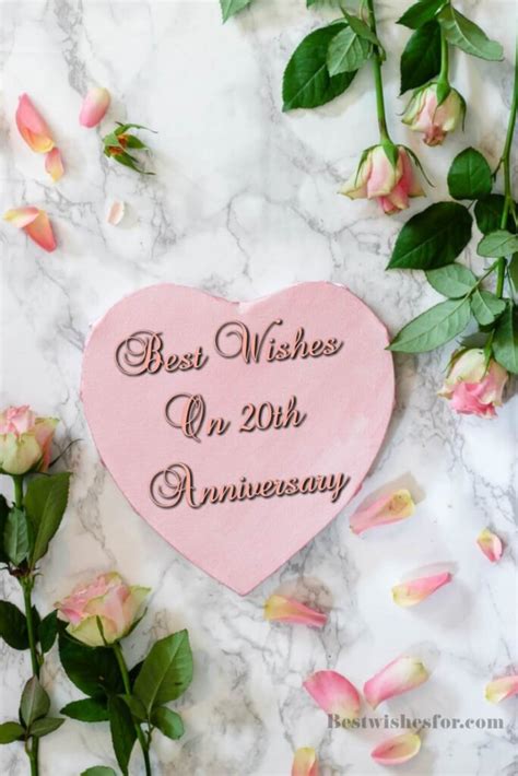 Happy 20th Wedding Anniversary Wishes Quotes