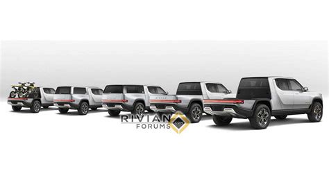 New Rivian R1T Pickup Truck Renders Show Camper, Flatbed & More