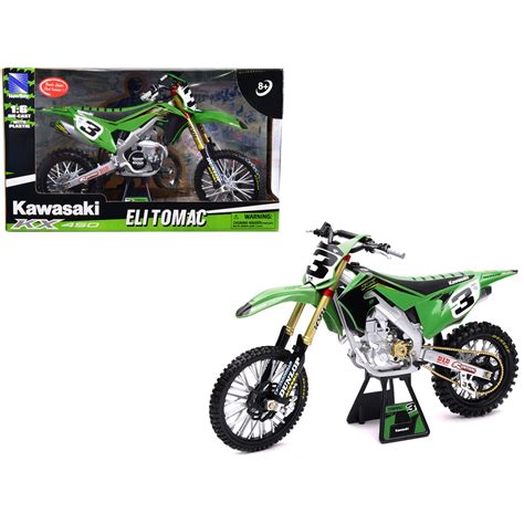 New Ray Toys Kawasaki Kx F Factory Team Eli Tomac Scale