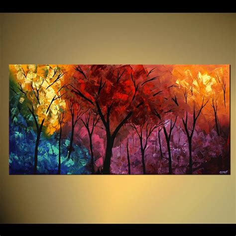 Abstract Paintings By Osnat Fine Art Tree Of Knowledge Abstract