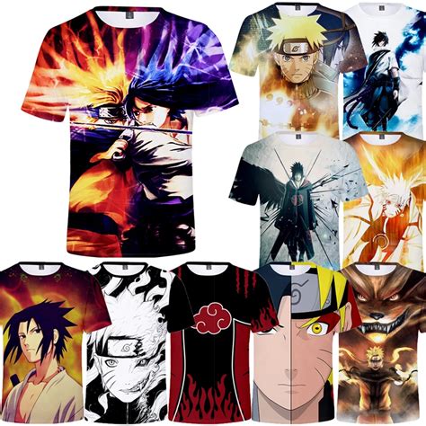 Naruto Uchiha Clan T Shirt Men Anime T Shirts New Summer Short Sleeve O