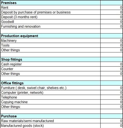 9 Free Startup Budget Templates 100 Free Download Excel Tmp