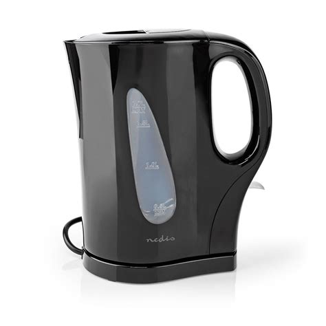 Electric Kettle | 1.7 l | Plastic | Black | Boil-dry protection