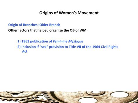 Ppt “the Womens Movement” Powerpoint Presentation Free Download Id3910053