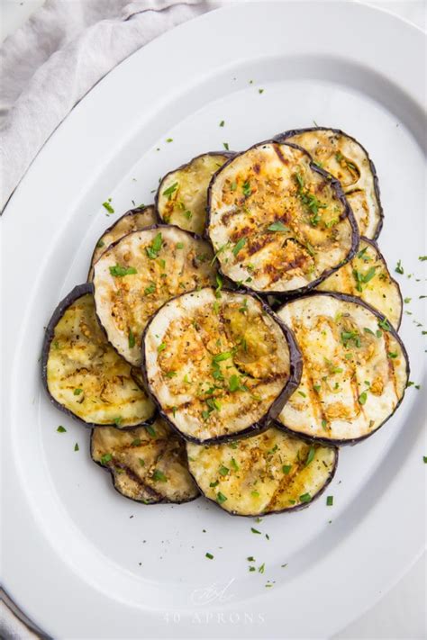 Grilled Eggplant Recipe 40 Aprons