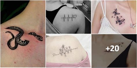 20 Ideas de Tatuajes Clavícula Hombro y Omóplato Lo Mejor de 2024