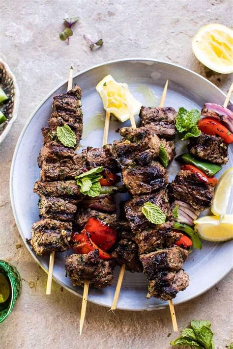 Mediterranean Grilled Lamb Kebabs Half Baked Harvest