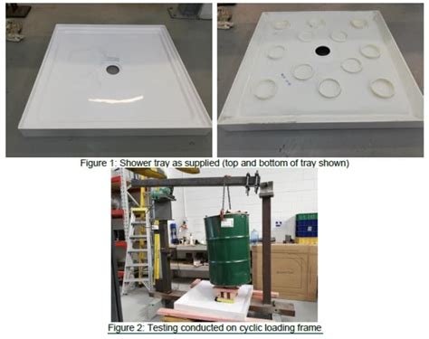 Shower Tray Weight And Durability Tests Henry Brooks Bathrooms