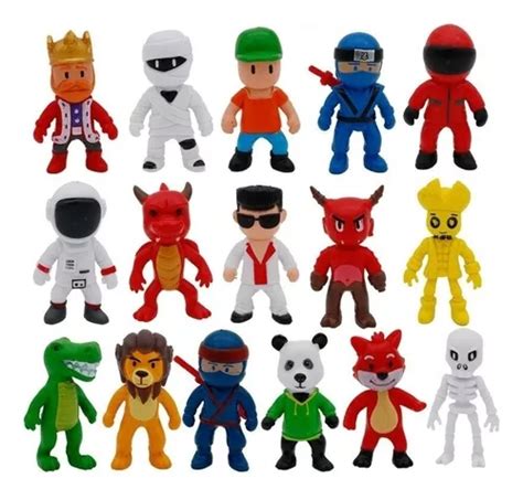 16pcs Stumble Fall Guys Figura Modelo Juguete Niños Regalo Meses sin