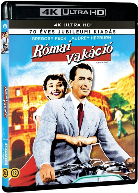 Római Vakáció 4k Uhd Blu Ray Bd Romantikus Rocky