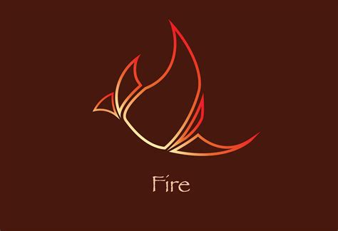 fire logo  behance