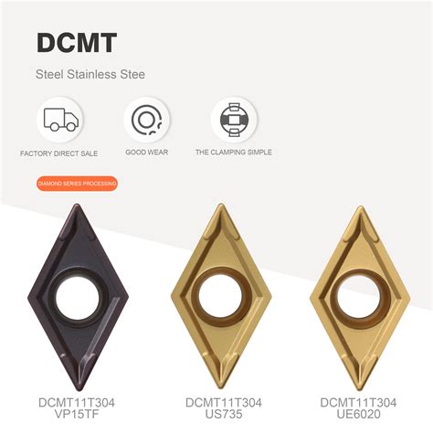 Pcs Dcmt T Vp Tf T Ue Internal Turning Tools Dcmt T