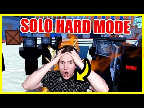 How To Solo Hard Mode In Desert Toilet Tower Defense Youtube