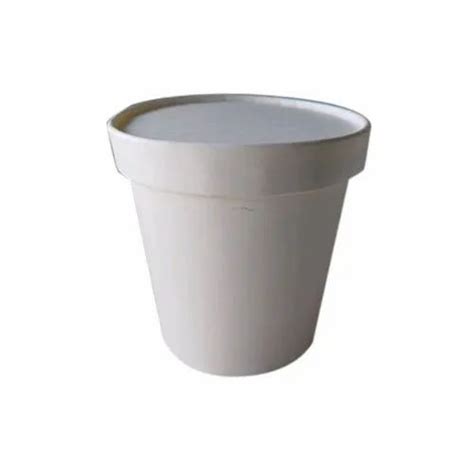 White Round Paper Food Container Capacity 500ml At Rs 7piece In Nashik