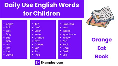 Daily Use English Words Daily Use Words In English With Meaning Pdf