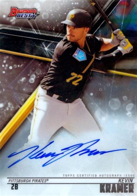 Kevin Kramer Autographed Baseball Card Pittsburgh Pirates 2018