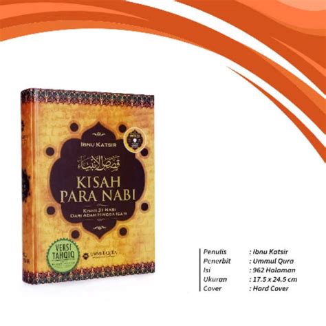 Jual Sirah Nabawikisah Para Nabi Ibnu Katsirbuku Kisah Nabibuku