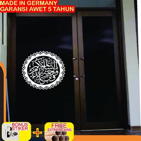 Jual Grosir Stiker Cutting Kaligrafi Stiker Kaca Dinding Pintu Masjid