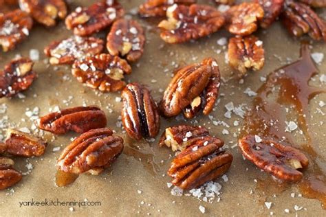 Maple Candied Pecans Yankee Kitchen Ninja