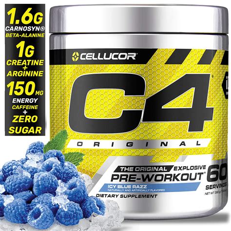 Cellucor C4 Pre Workout Supplement Creatine Nitrate Nitric Oxide