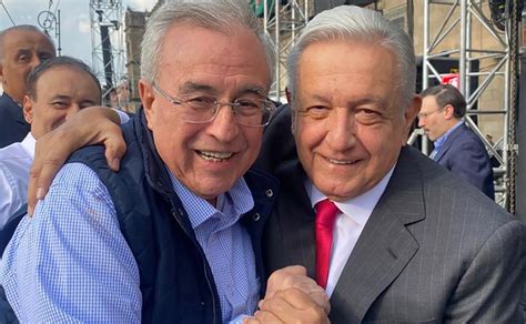 Rub N Rocha Moya Acompa A Amlo En El Z Calo De La Cdmx