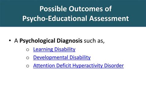 Ppt Demystifying The Psycho Educational Assessment Report Powerpoint