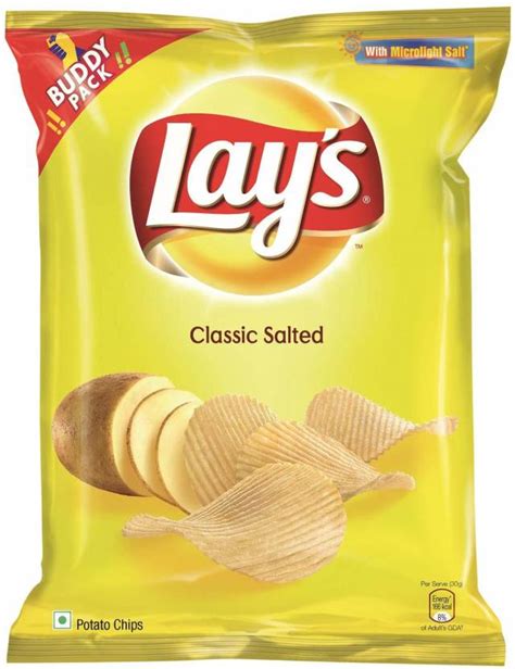 Lays Classic Salted Chips 52 G Chips Price In India Buy Lays