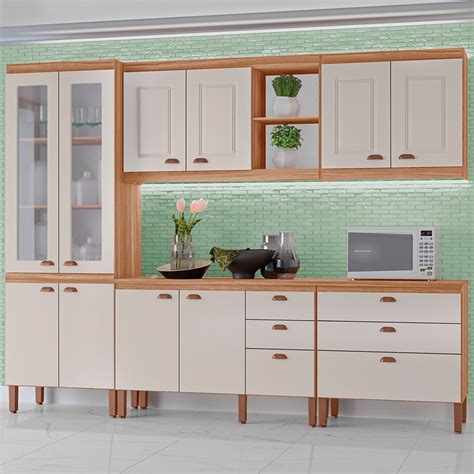 Cozinha Completa Modulada J Ssica Tuboarte Mdf Premium