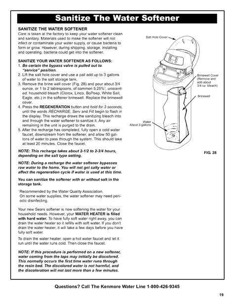 Kenmore 625383560 User Manual Water Softener Manuals And Guides 1010778l