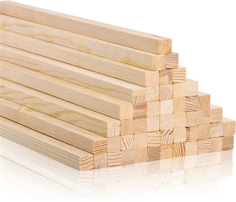 Amazon Square Wooden Dowel Rods Pcs X Square Wood