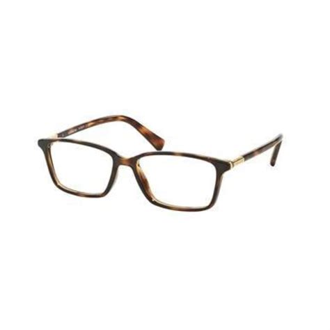 Coach Hc6077 5120 Dark Tortoise Rectangular Womens Acetate Eyeglasses Dark Tortoise 53