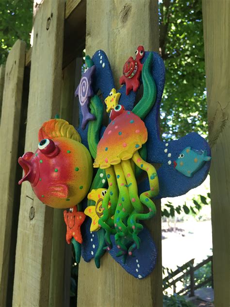 Coral Reef Sculpturefence Decorationpatio Decor Yard Artperfect Wall