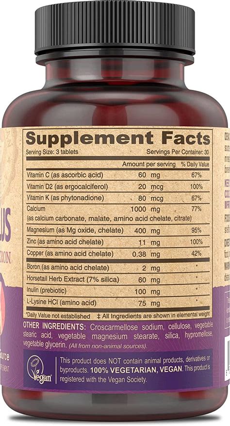 Deva Vegan Calcium Magnesium Supplement Plus Zinc Vitamin C Vitamin