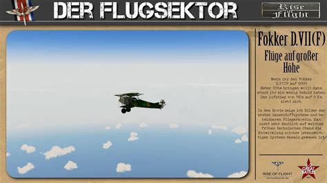 Rise Of Flight Fokker D Viif Auf Km Sauerstoffsysteme Beheizbare