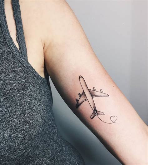 Airplane Tattoo Ideas That Will Make You Want To Travel Right Now