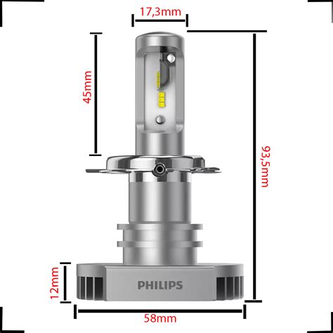 Lâmpada Led H4 Philips Ultinon 6200k