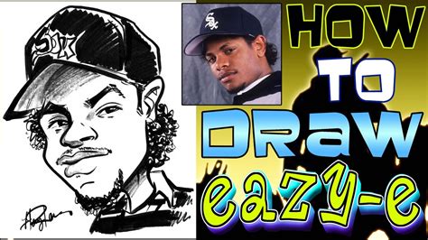 How To Draw A Quick Caricature Eazy-E - YouTube