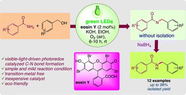 Visible Light Induced Photoredox Catalyzed CN Coupling Of Amides With