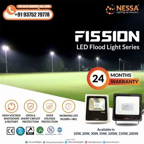 Nessa Ac Led Flood Light W Model Number Enes Fl At Rs