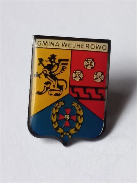 Herb Gmina Wejherowo Przypinka Pin Odznaka Wpinka Siedlce Kup Teraz