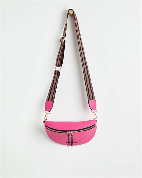 Oliver Bonas Hot Crossbody Belt Bag In Pink Lyst