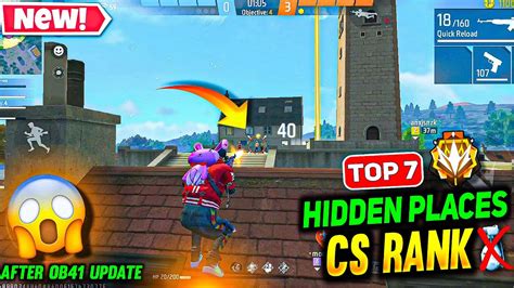 Top 7 Cs Rank Hidden Places Cs Rank Tips And Tricks Cs Rank