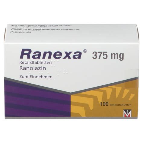 Ranexa Mg Retard St Mit Dem E Rezept Kaufen Shop Apotheke