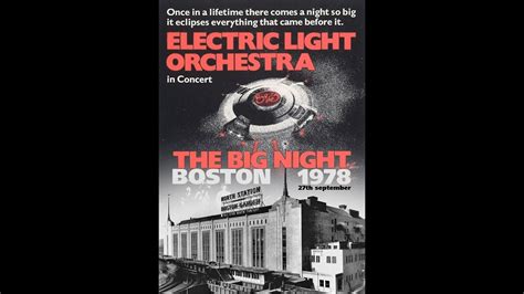 Electric Light Orchestra Live In Boston 1978 Audio Only YouTube