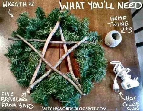 Yule Wreath | Yule crafts, Pagan christmas, Wiccan crafts